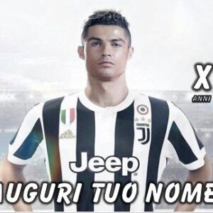 Cialda rettangolare per torta CRISTIANO RONALDO CR7 JUVENTUS decorazione alimentare senza glutine personalizzazione grafica inclusa topper cake design img 1 (Ostia, 20x30 cm)