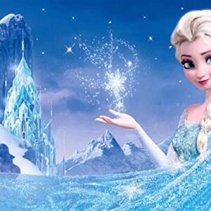 Cialda rettangolare per torta FROZEN decorazione alimentare senza glutine personalizzazione grafica inclusa topper cake design img 10 (Ostia, 15x25 cm)