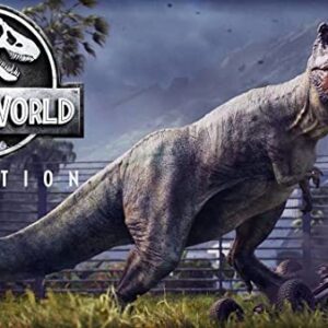Cialda rettangolare per torta JURASSIC WORLD decorazione alimentare senza glutine personalizzazione grafica inclusa topper cake design img 4 (Ostia, 20x30 cm)