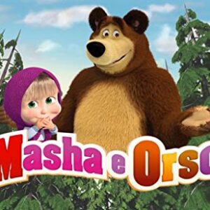 Cialda rettangolare per torta MASHA E ORSO decorazione alimentare senza glutine personalizzazione grafica inclusa topper cake design img 5 (Pasta di zucchero, 20x25 cm)