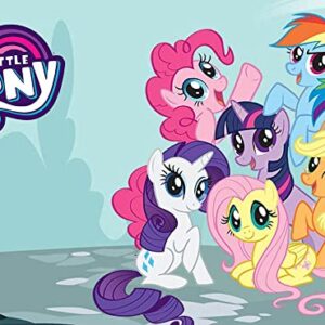Cialda rettangolare per torta MY LITTLE PONY decorazione alimentare senza glutine personalizzazione grafica inclusa topper cake design img 10 (Pasta di zucchero, 15x25 cm)