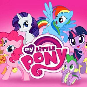 Cialda rettangolare per torta MY LITTLE PONY decorazione alimentare senza glutine personalizzazione grafica inclusa topper cake design img 8 (Ostia, 20x25 cm)