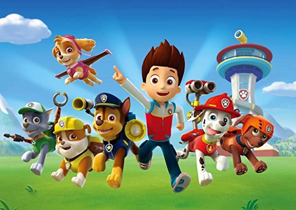 Cialda rettangolare per torta PAW PATROL decorazione alimentare senza glutine personalizzazione grafica inclusa topper cake design img 3 (Ostia, 20x30 cm)