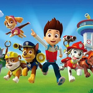 Cialda rettangolare per torta PAW PATROL decorazione alimentare senza glutine personalizzazione grafica inclusa topper cake design img 3 (Ostia, 20x25 cm)