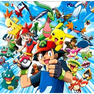 Cialda rettangolare per torta POKEMON decorazione alimentare senza glutine personalizzazione grafica inclusa topper cake design img 2 (Ostia, 20x30 cm)