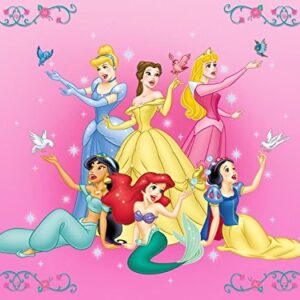Cialda rettangolare per torta PRINCIPESSE DISNEY decorazione alimentare senza glutine personalizzazione grafica inclusa topper cake design img 3 (Ostia, 20x25 cm)