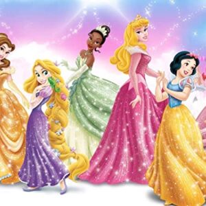 Cialda rettangolare per torta PRINCIPESSE DISNEY decorazione alimentare senza glutine personalizzazione grafica inclusa topper cake design img 4 (Pasta di zucchero, 20x25 cm)