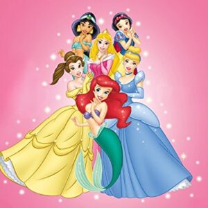 Cialda rettangolare per torta PRINCIPESSE DISNEY decorazione alimentare senza glutine personalizzazione grafica inclusa topper cake design img 1 (Pasta di zucchero, 15x25 cm)