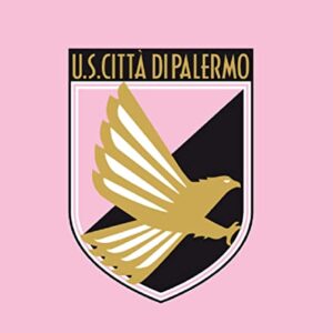 Cialda rettangolare per torta Palermo Calcio decorazione alimentare senza glutine personalizzazione grafica inclusa topper cake design (Pasta di zucchero, 20 x 30 cm)