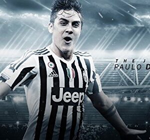 Cialda rettangolare per torta Paulo Dybala Juventus decorazione alimentare senza glutine personalizzazione grafica inclusa topper cake design img 16 (Pasta di zucchero, 25 x 15 cm)
