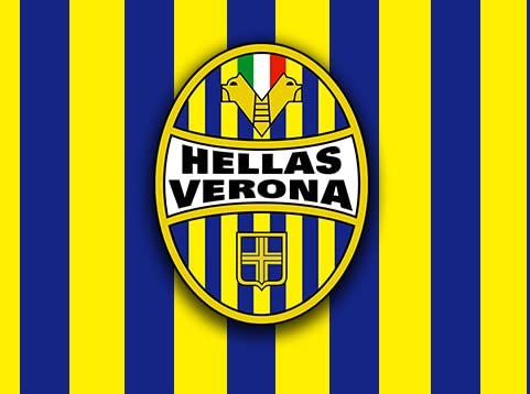 Cialda rettangolare per torta SCUDETTO HELLAS VERONA CALCIO decorazione alimentare senza glutine personalizzazione grafica inclusa topper cake design img 1 (Pasta di zucchero, 15x25 cm)