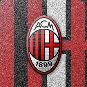 Cialda rettangolare per torta SCUDETTO MILAN CALCIO SERIE A decorazione alimentare senza glutine personalizzazione grafica inclusa topper cake design img 1 (Ostia, 20x25 cm)