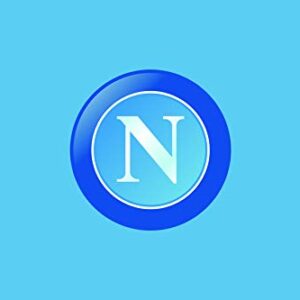 Cialda rettangolare per torta SCUDETTO NAPOLI CALCIO SERIE A decorazione alimentare senza glutine personalizzazione grafica inclusa topper cake design img 2 (Pasta di zucchero, 15x25 cm)