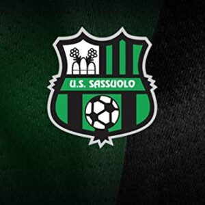 Cialda rettangolare per torta SCUDETTO SASSUOLO CALCIO SERIE A decorazione alimentare senza glutine personalizzazione grafica inclusa topper cake design img 1