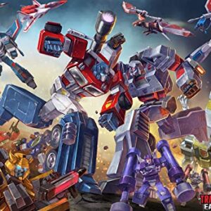 Cialda rettangolare per torta TRANSFORMERS decorazione alimentare senza glutine personalizzazione grafica inclusa topper cake design img 5 (Ostia, 20x30 cm)