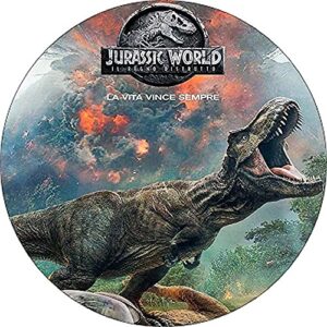 Cialda rotonda per torta JURASSIC WORLD decorazione alimentare senza glutine personalizzazione grafica inclusa topper cake design img 1 (Pasta di zucchero, 18 cm)