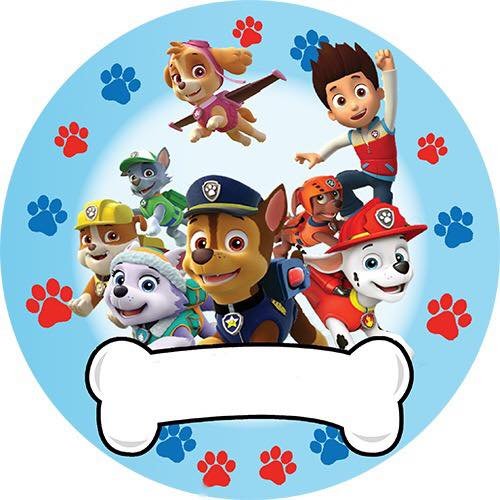 Cialda rettangolare per torta PAW PATROL decorazione alimentare senza  glutine personalizzazione grafica inclusa topper cake design img 4 -  TortaPrint