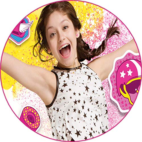 Cialda rotonda per torta SOYLUNA SOY LUNA decorazione alimentare senza glutine personalizzazione grafica inclusa topper cake design img 5 (Ostia, 18 cm)