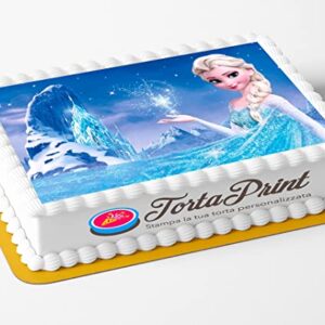 Topper Cake FROZEN Cialda per torta PERSONALIZZATA rettangolare 10