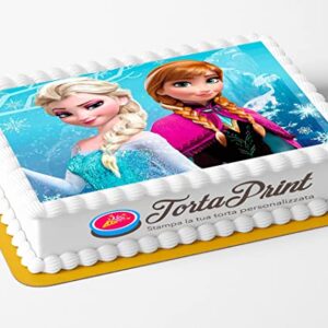 Topper Cake FROZEN Cialda per torta PERSONALIZZATA rettangolare 11