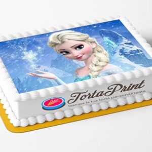 Topper Cake FROZEN Cialda per torta PERSONALIZZATA rettangolare 3