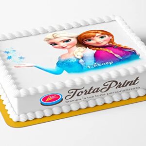 Topper Cake FROZEN Cialda per torta PERSONALIZZATA rettangolare 6