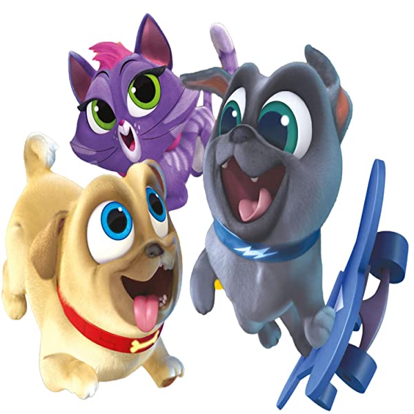 Cialda per torta PUPPY DOG PALS cuccioli decorazione alimentare senza glutine personalizzazione grafica inclusa topper cake quadrato 3 - immagine 3